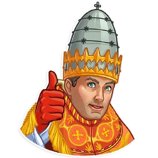 👍-The Young Pope, Telegram Sticker