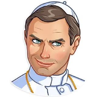 😏-The Young Pope, Telegram Sticker