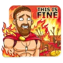 🔥-This is Sparta!, Telegram Sticker