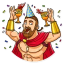 🎉-This is Sparta!, Telegram Sticker