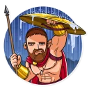 ☔-This is Sparta!, Telegram Sticker