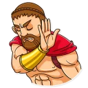 🙅-This is Sparta!, Telegram Sticker