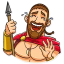 😂-This is Sparta!, Telegram Sticker