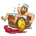 🛁-This is Sparta!, Telegram Sticker