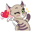 😘-Katie Cat, Telegram Sticker