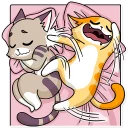 🛌-Katie Cat, Telegram Sticker