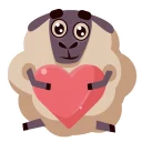 🐑-A Sheep, Telegram Sticker