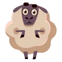 🐑-A Sheep, Telegram Sticker