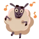 🐑-A Sheep, Telegram Sticker