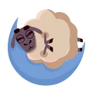 🐑-A Sheep, Telegram Sticker