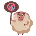 🐑-A Sheep, Telegram Sticker