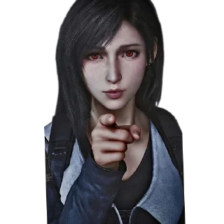 🫵-tifa @freeASMR8 @freeVPN_bl, Telegram Sticker