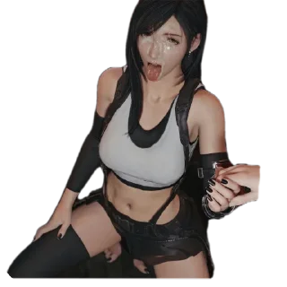 👍-tifa @freeASMR8 @freeVPN_bl, Telegram Sticker