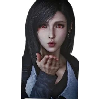 🥰-tifa @freeASMR8 @freeVPN_bl, Telegram Sticker