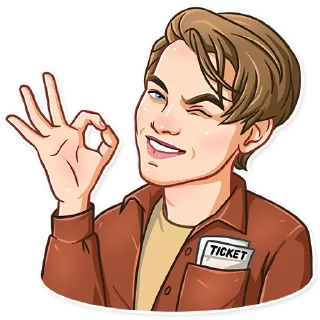 👌-Titanic, Telegram Sticker