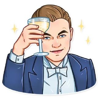 🥂-Titanic, Telegram Sticker