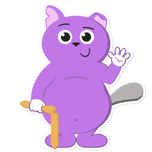 Tobey the cat, telegram sticker