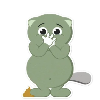 🤮-Tobey the cat, Telegram Sticker