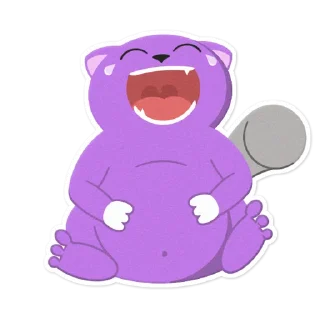 😅-Tobey the cat, Telegram Sticker