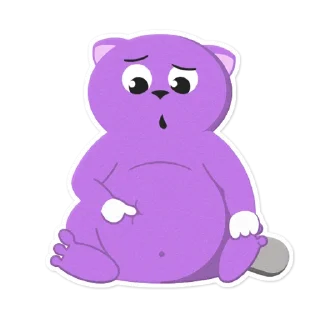 😯-Tobey the cat, Telegram Sticker