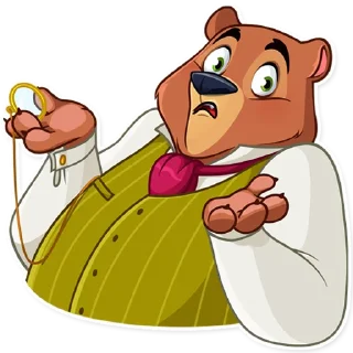 🤷‍♂️-Todd Bear, Telegram Sticker