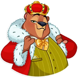 🤴-Todd Bear, Telegram Sticker
