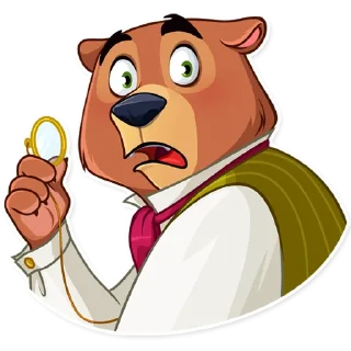 😨-Todd Bear, Telegram Sticker