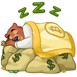 😴-Todd Bear, Telegram Sticker
