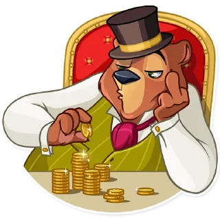 🖕-Todd Bear, Telegram Sticker