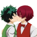 😘-TodoDeku, Telegram Sticker