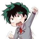 ✊-TodoDeku, Telegram Sticker