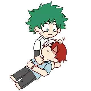 ❤️-TodoDeku, Telegram Sticker