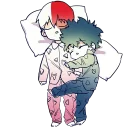 😴-TodoDeku, Telegram Sticker