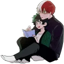 ❤️-TodoDeku, Telegram Sticker