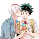 ❤️-TodoDeku, Telegram Sticker
