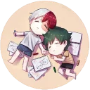 😴-TodoDeku, Telegram Sticker