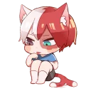 🐱-TodoDeku, Telegram Sticker