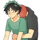 ❤️-TodoDeku, Telegram Sticker