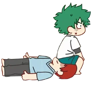 ❤️-TodoDeku, Telegram Sticker