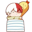 😴-TodoDeku, Telegram Sticker