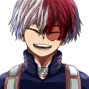 😄-TodoDeku, Telegram Sticker