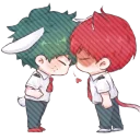 ❤️-TodoDeku, Telegram Sticker