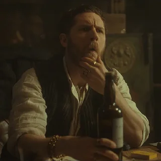 🤨-Tom Hardy, Telegram Sticker