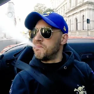 😎-Tom Hardy, Telegram Sticker