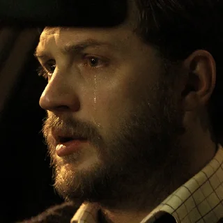 😭-Tom Hardy, Telegram Sticker