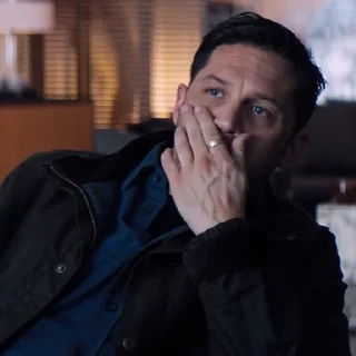 😐-Tom Hardy, Telegram Sticker