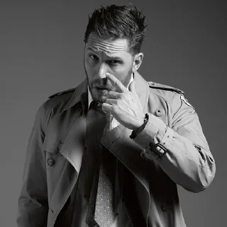🤨-Tom Hardy, Telegram Sticker