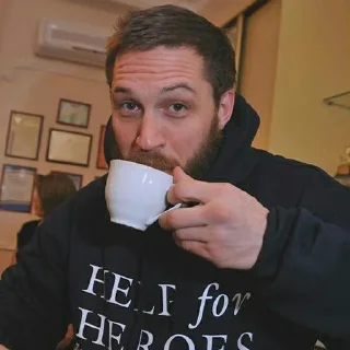 😏-Tom Hardy, Telegram Sticker