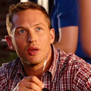 😮-Tom Hardy, Telegram Sticker