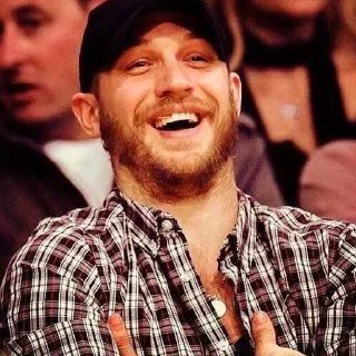 😂-Tom Hardy, Telegram Sticker